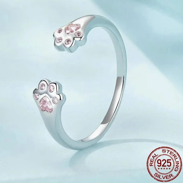 Open Finger Ring Jewelry Gifts for Pet Lovers