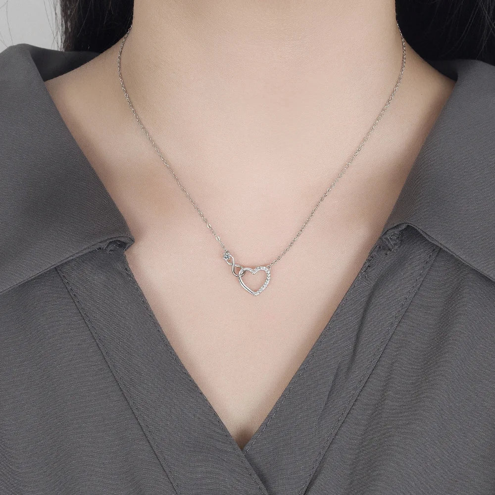 Daiana Heart Interlocking Necklaces