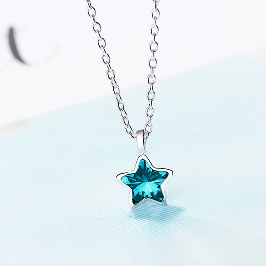 Star Crystal Pendants Necklaces
